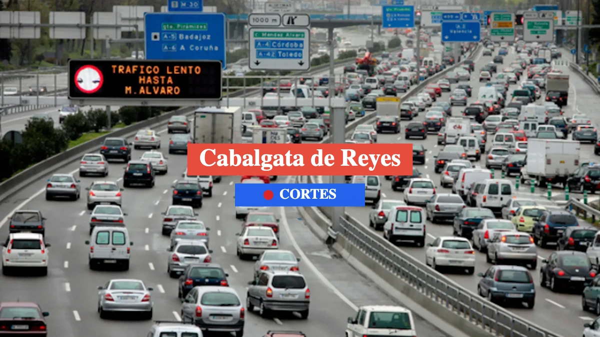 cortes cabalgata de Reyes en Madrid