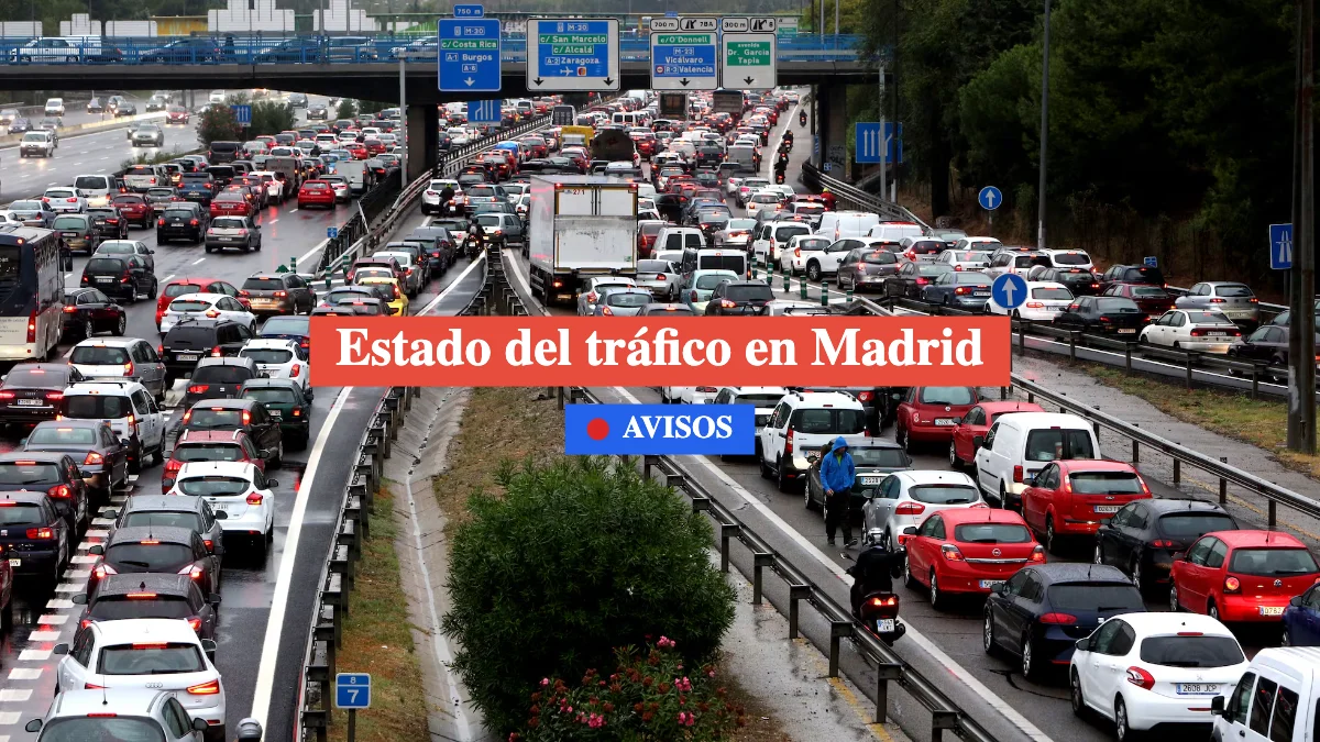 estado del tráfico en madrid incidencias 29 enero