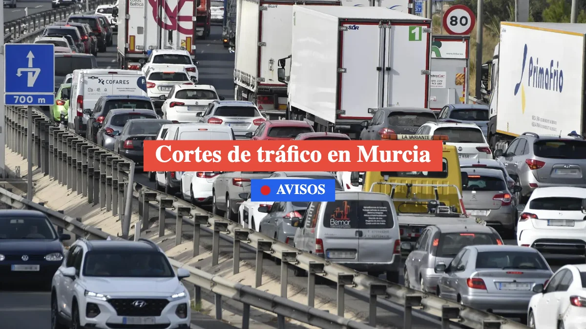 CORTES DE TRAFICO EN MURCIA