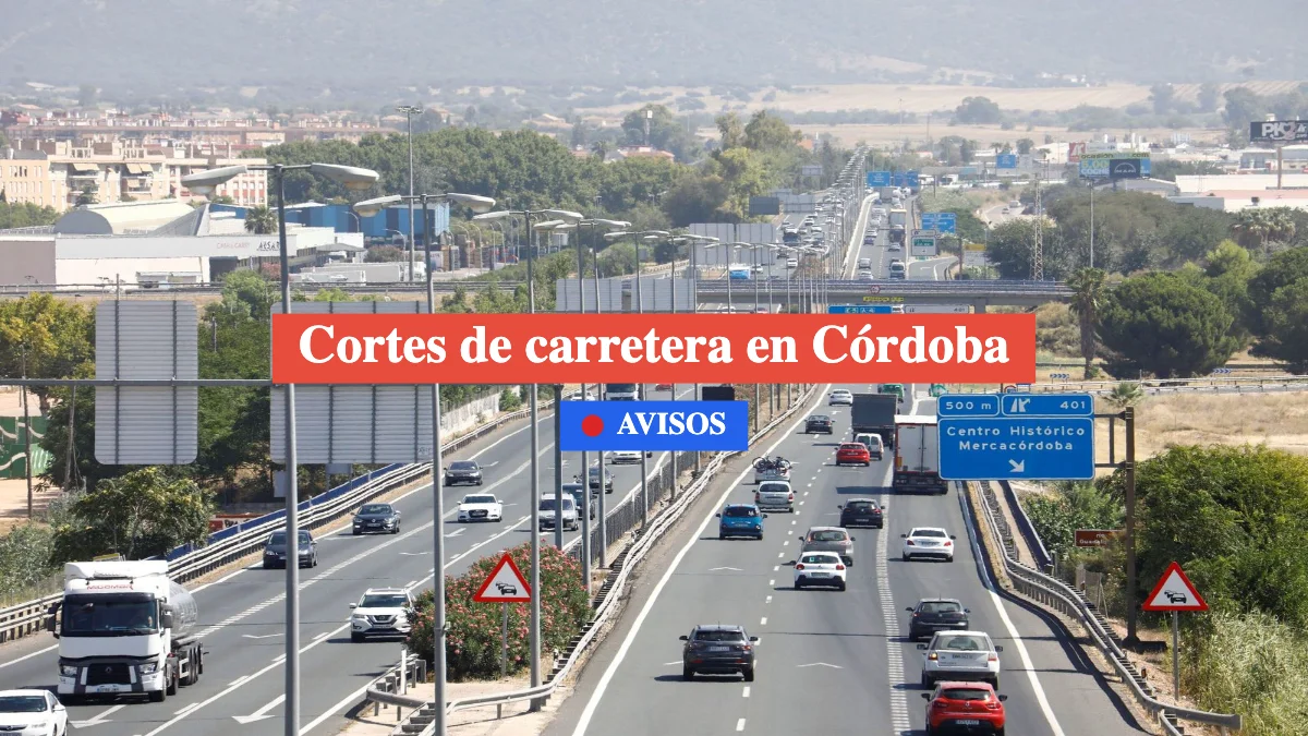 cortes de carretera en córdoba