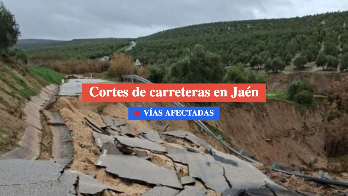 cortes de carreteras en jaén 9 febrero
