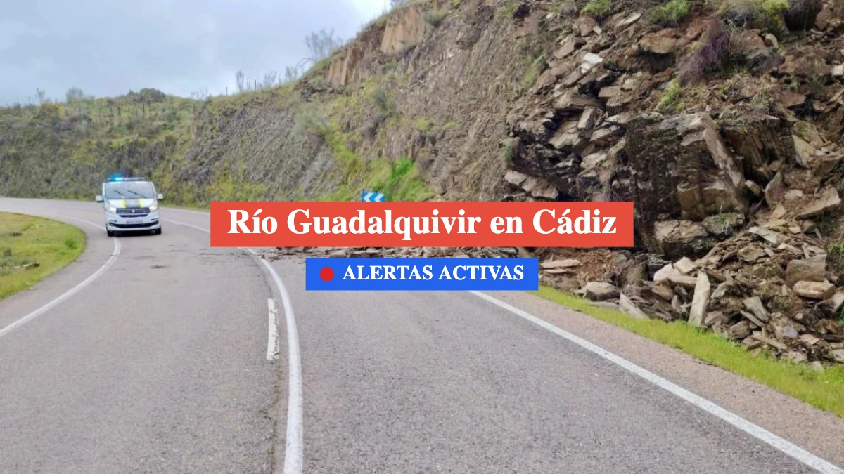 nivel de alerta por riesgo de inundaciones en cádiz 9 febrero