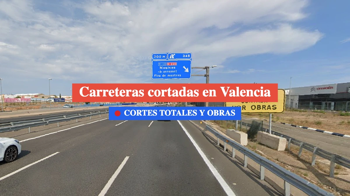 cortes de carreteras en Valencia 9 febrero