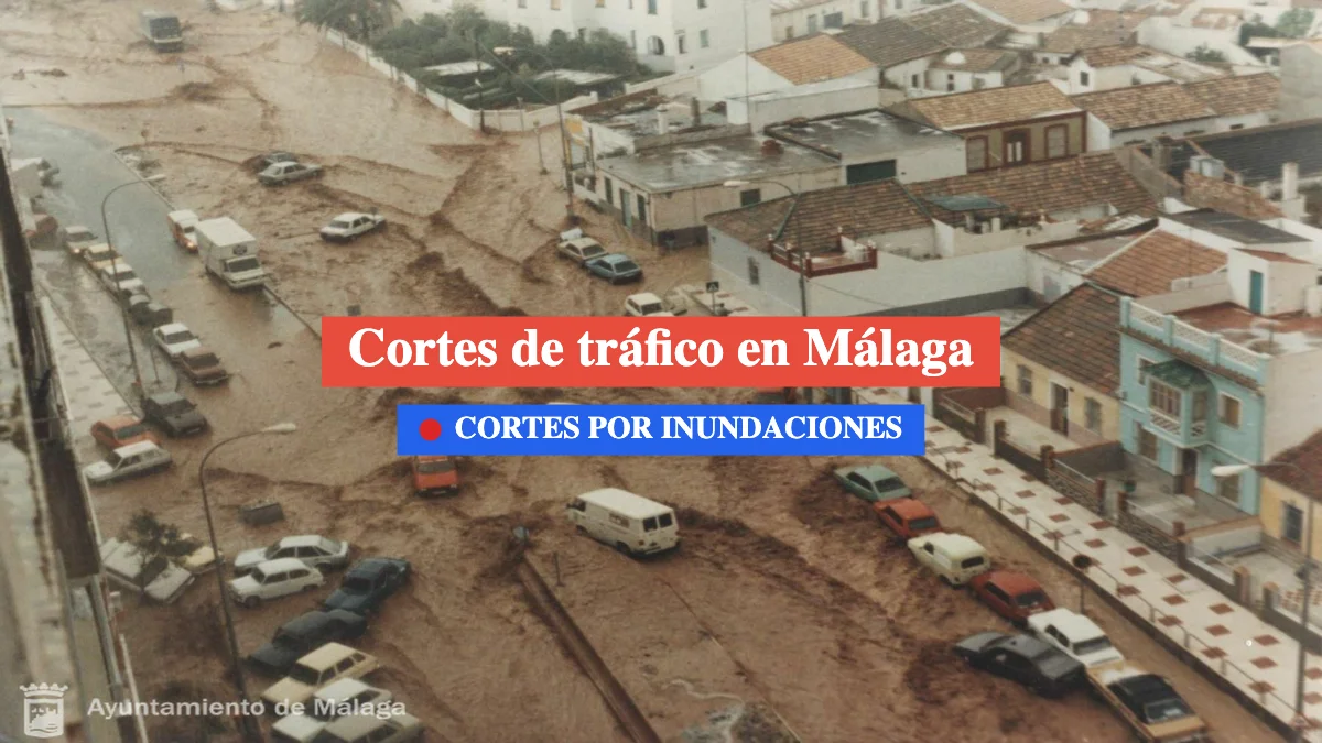 cortes en malaga por inundaciones