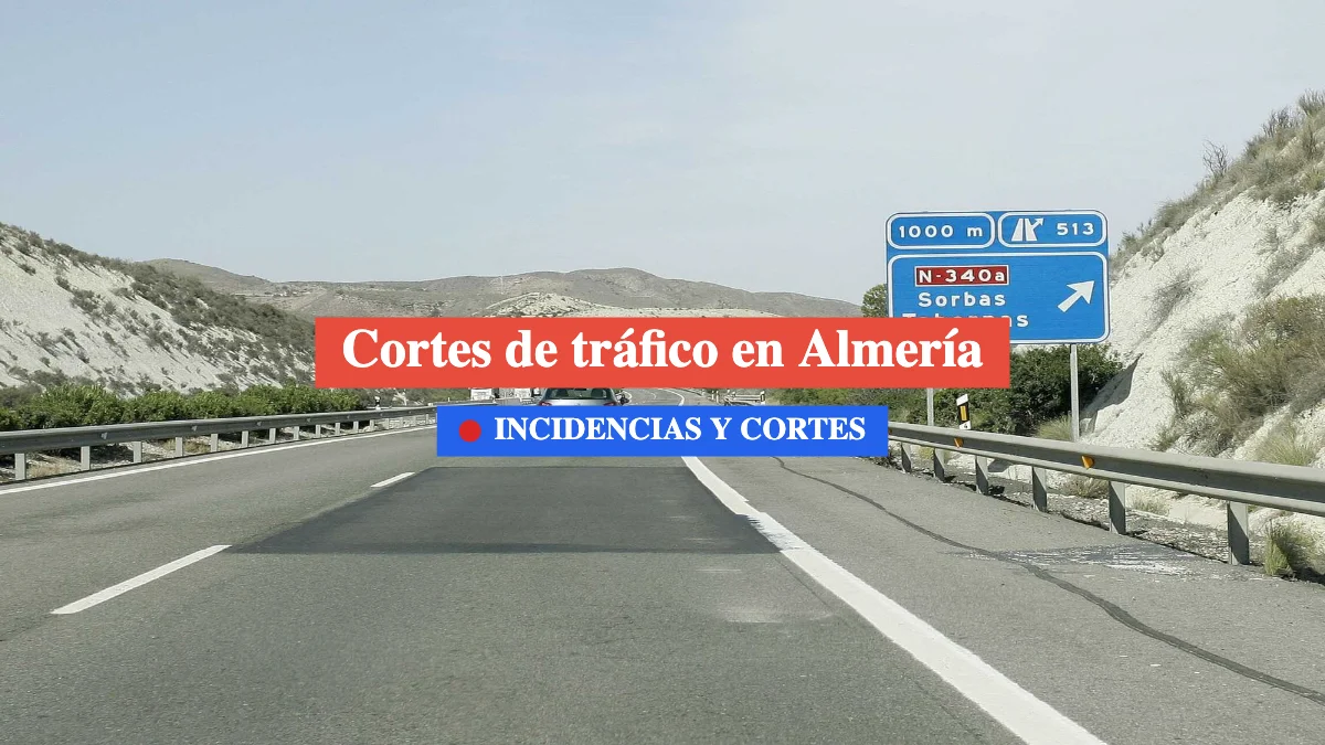 cortes en Almería por nieve y obras