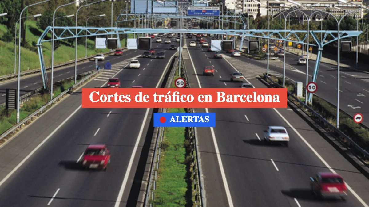 cortes de trafico en barcelona 7 febrero