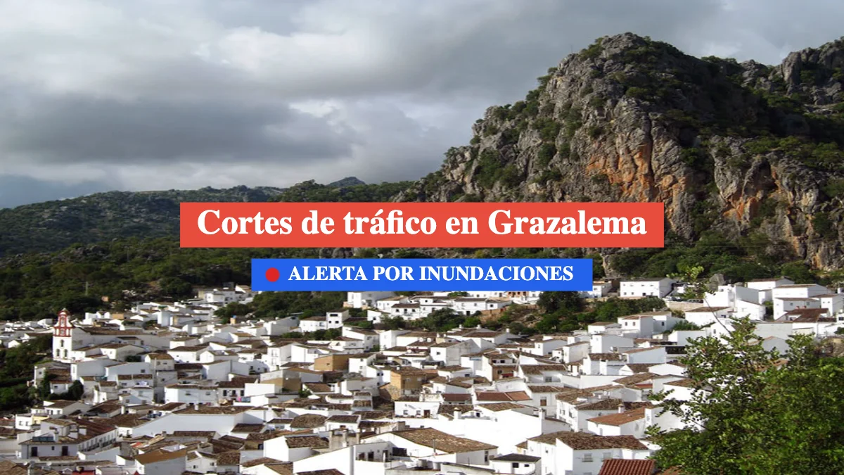 cortes en Grazalema por inundaciones
