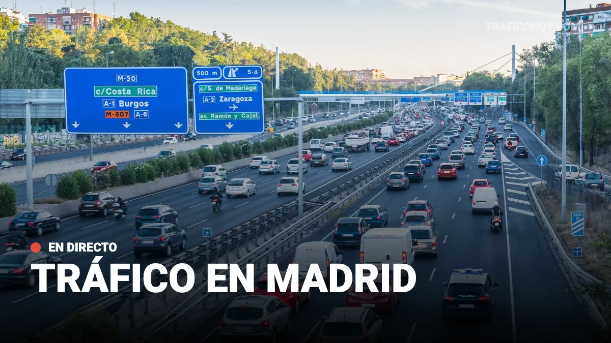 tráfico en Madrid
