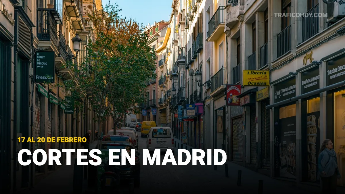 cortes en madrid desde el 17 al 20 de febrero por rodajes cinematográficos