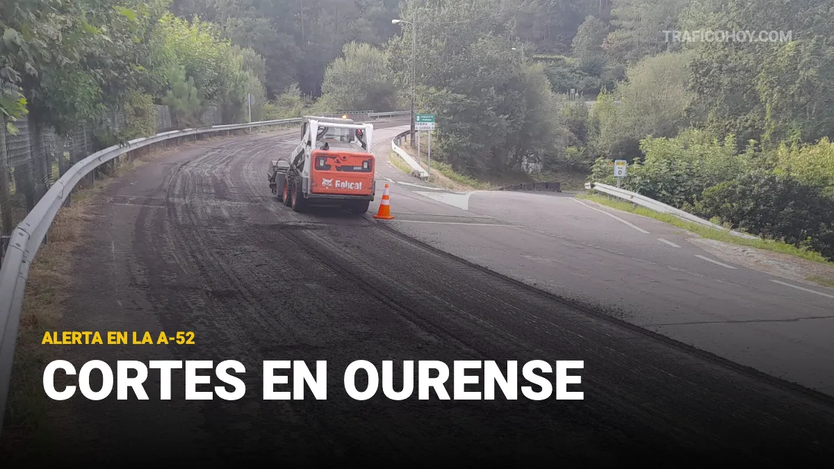 cortes en ourense por carreteras e mal estado e inundaciones