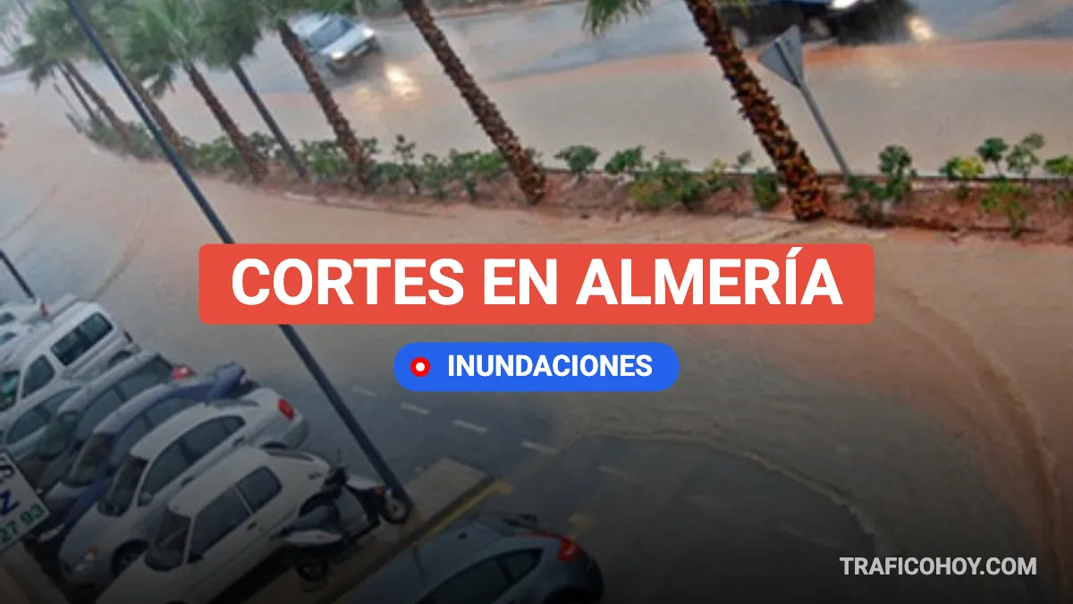 cortes en almeria por inundaciones 12 febrero