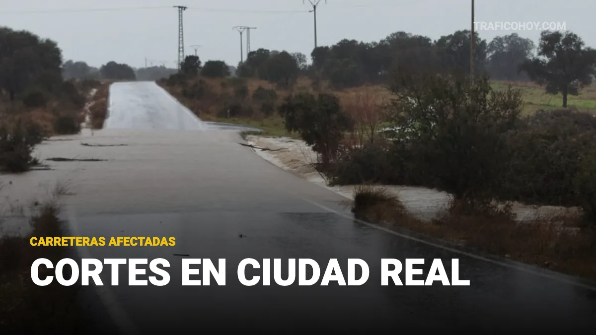 cortes en ciudad real por inundaciones 13 febrero