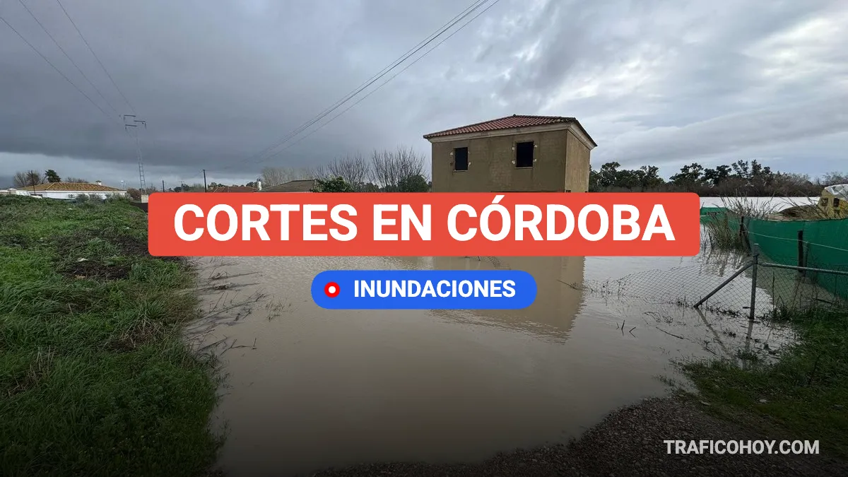 cortes en córdoba por inundaciones 12 febrero