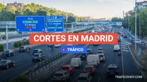 cortes de tráfico en madrid 10 febrero