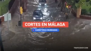 cortes de acrreteras en málaga por innundaciones 11 febrero