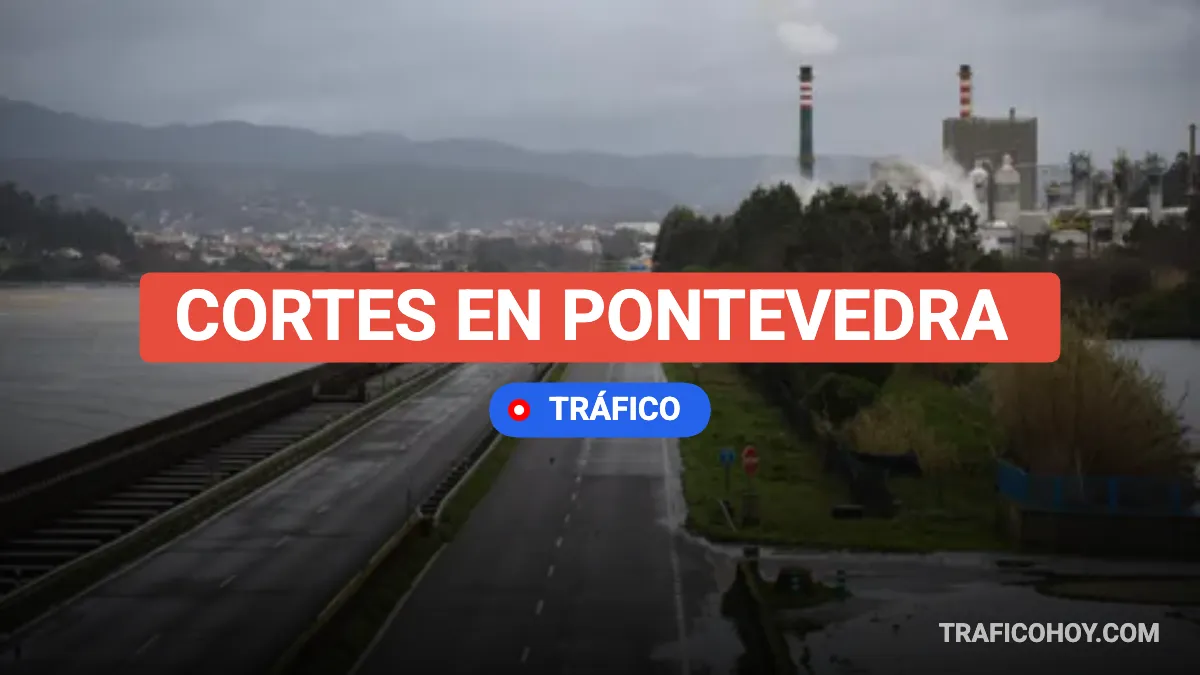 cortes ce carreteras en pontevedra hoy 10 febrero