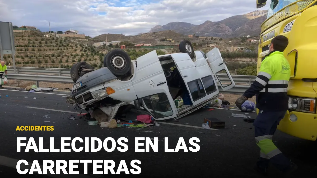 falelcidos en las carreteras en españa hasta 11 febrero