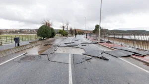 carreteras coratdas en jaén 18 febrero