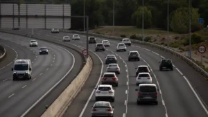 Previsión del estado de la A-1 para el lunes 23: cortes por obras y carril en sentido contrario hacia Madrid
