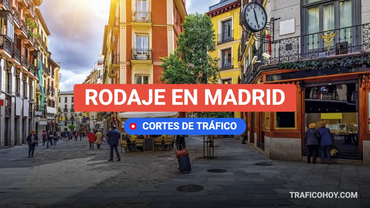 cortes en madrid por rodaje cinematografico 13 febrero
