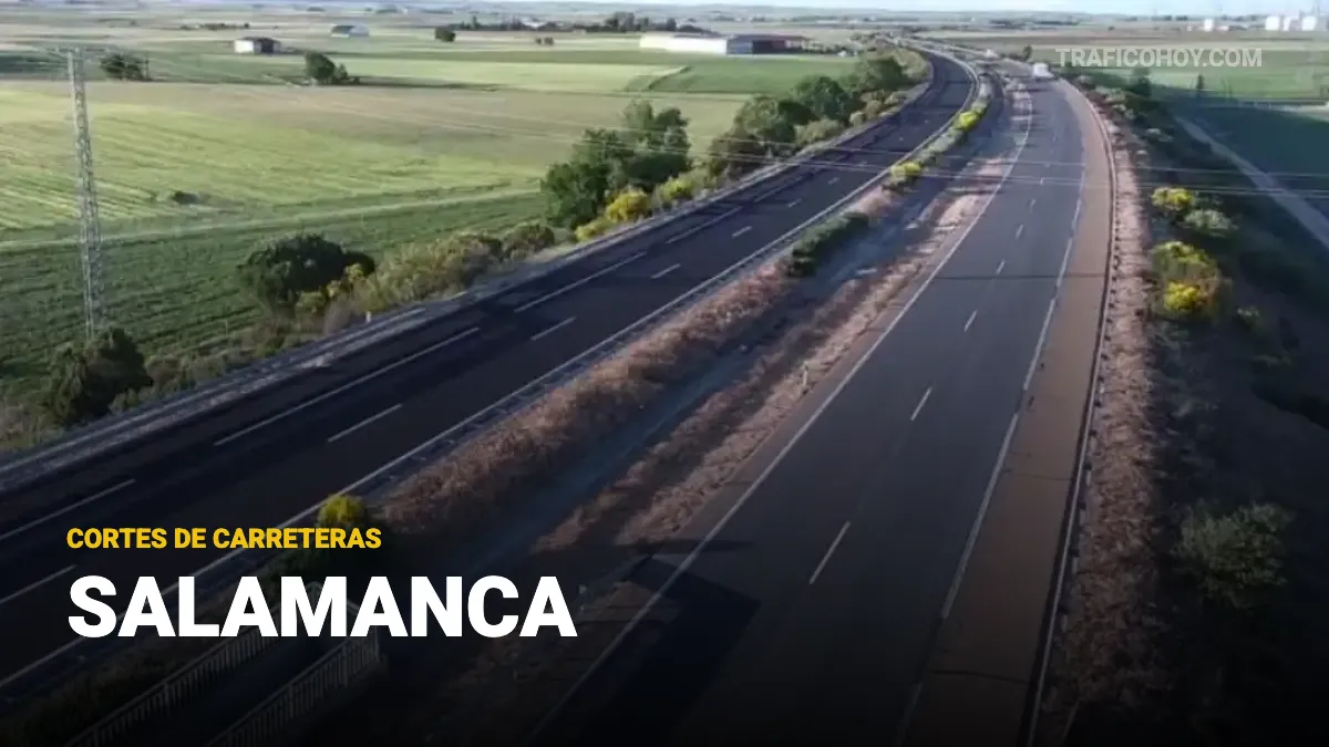 cortes de carretera en salamanca 12 febrero
