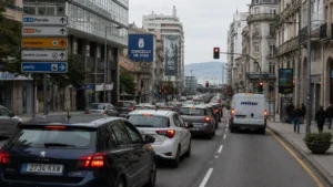 Vigo afronta una semana de cortes de tráfico: cerrado el túnel de Beiramar y varias calles del centro