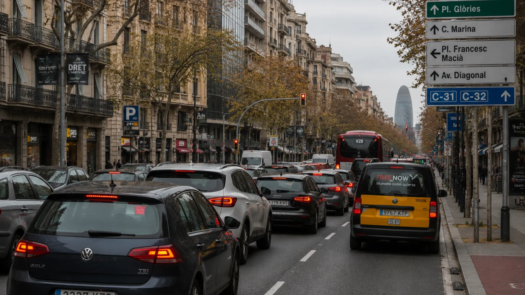 cortes en Barcelona la semana del 8 de junio