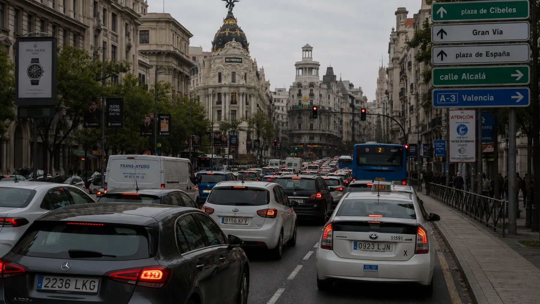 cortes en Madrid semana 8 de junio