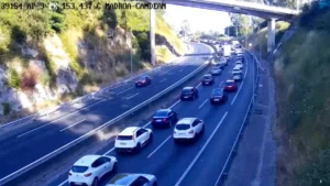 Accidente en la AP-9 en Vigo, Pontevedra: 3 km de retenciones sentido Portugal