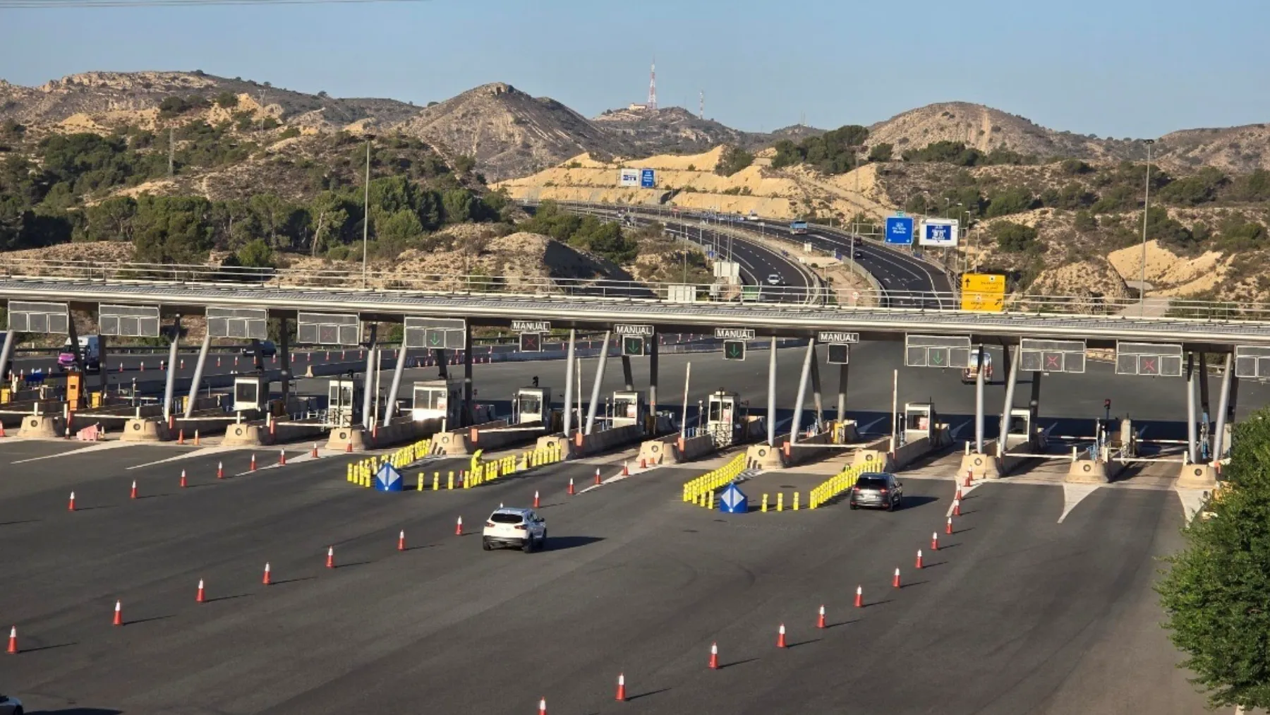 Accidente en la AP-7 en Benissa Alicante: 3 km de retenciones sentido Murcia