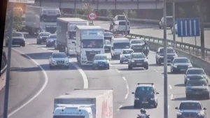 Accidente en la AP-7 en Capmany (Girona) corta la autopista sentido Barcelona en el km 12
