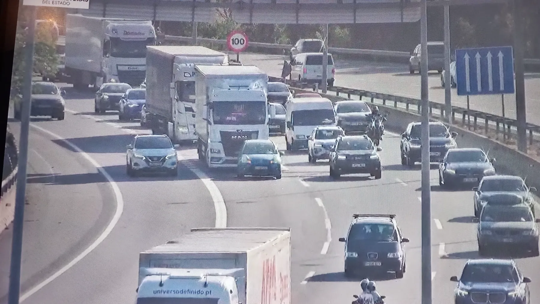 Accidente en la AP-7 en Capmany Girona corta la autopista sentido Barcelona en el km 12