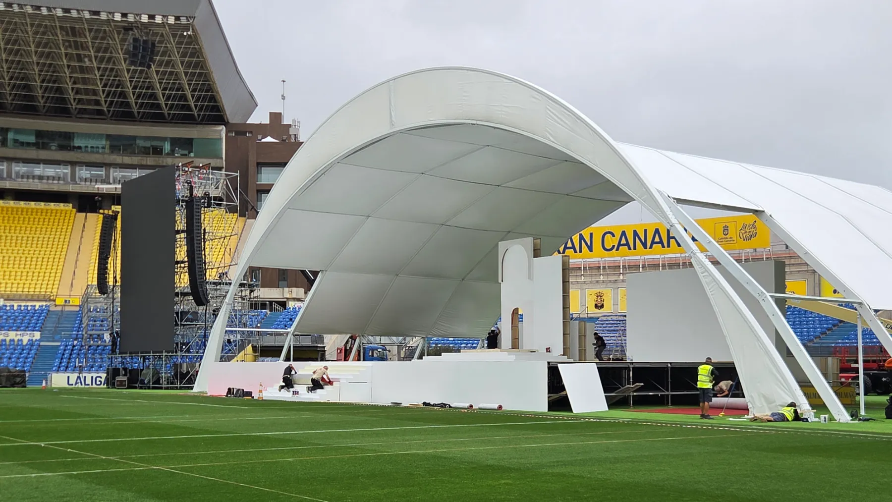 Cómo llegar al Estadio de Gran Canaria para ver al Papa: guaguas, coche, aparcamientos y accesos