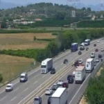 Nuevo accidente en la A-7 en Valencia: a la altura de Loriguilla se complica la circulación hacia Castellón