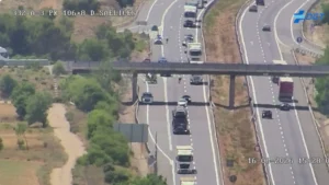 Un accidente complica la A-3 en Cuenca y provoca tráfico lento en dirección Valencia