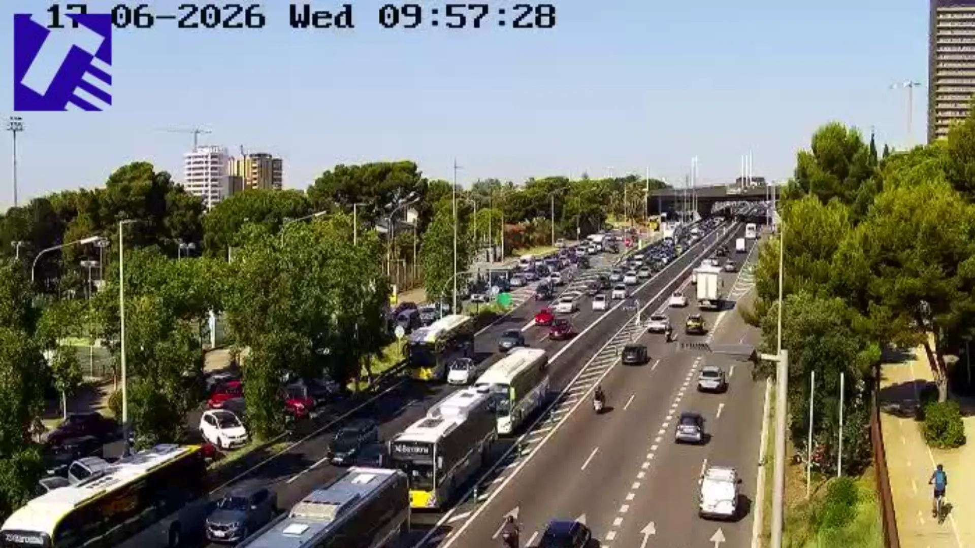 Un accidente colapsa uno de los accesos a Barcelona: largas colas en la B-23 desde El Papiol hasta la ciudad