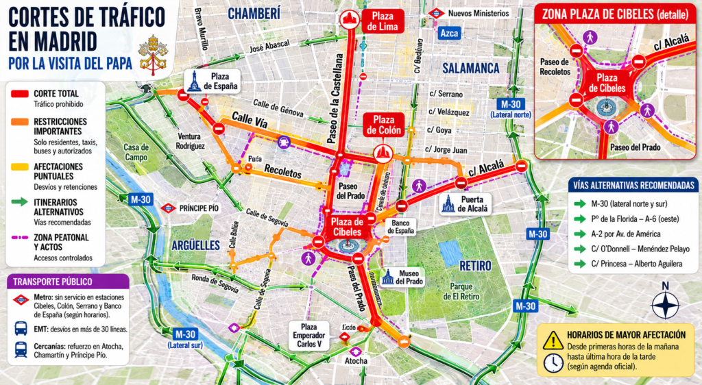 mapa cortes de madrid detallado 
