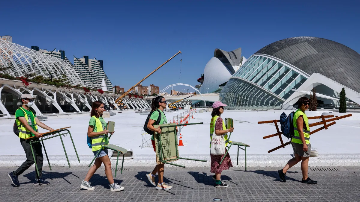 Cortes de tráfico en Valencia del 1 al 6 de junio: huelga educativa y Festival de les Arts