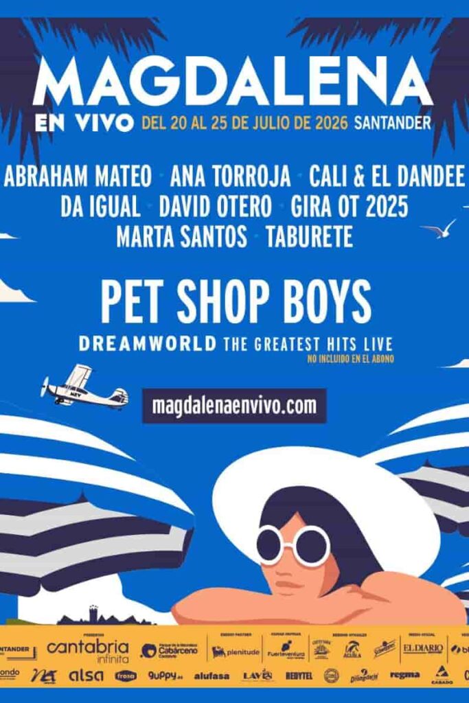 Cartel de conciertos Semana Grande Santander Magdalena