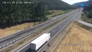 Un accidente ralentiza la A-2 en Torija, Guadalajara y provoca retenciones hacia Zaragoza