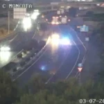 Un accidente corta la AP-7 entre Chilches y Moncófar (Castellón): la DGT desvía el tráfico por la A-7