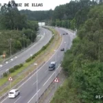 Cortada la A-8 en Asturias por un accidente: la circulación queda interrumpida a la altura de Avilés