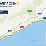 El Tour de Francia 2026 complica el tráfico entre Tarragona y Barcelona: mapa de carreteras afectadas