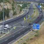 Accidente en la A-1: un carril cortado y otro adicional complican la entrada a Madrid