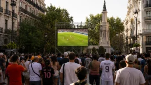 Retransmisión Mundial 2026 en Plaza de Colón, Madrid: accesos, Metro, horarios y posibles cortes de tráfico