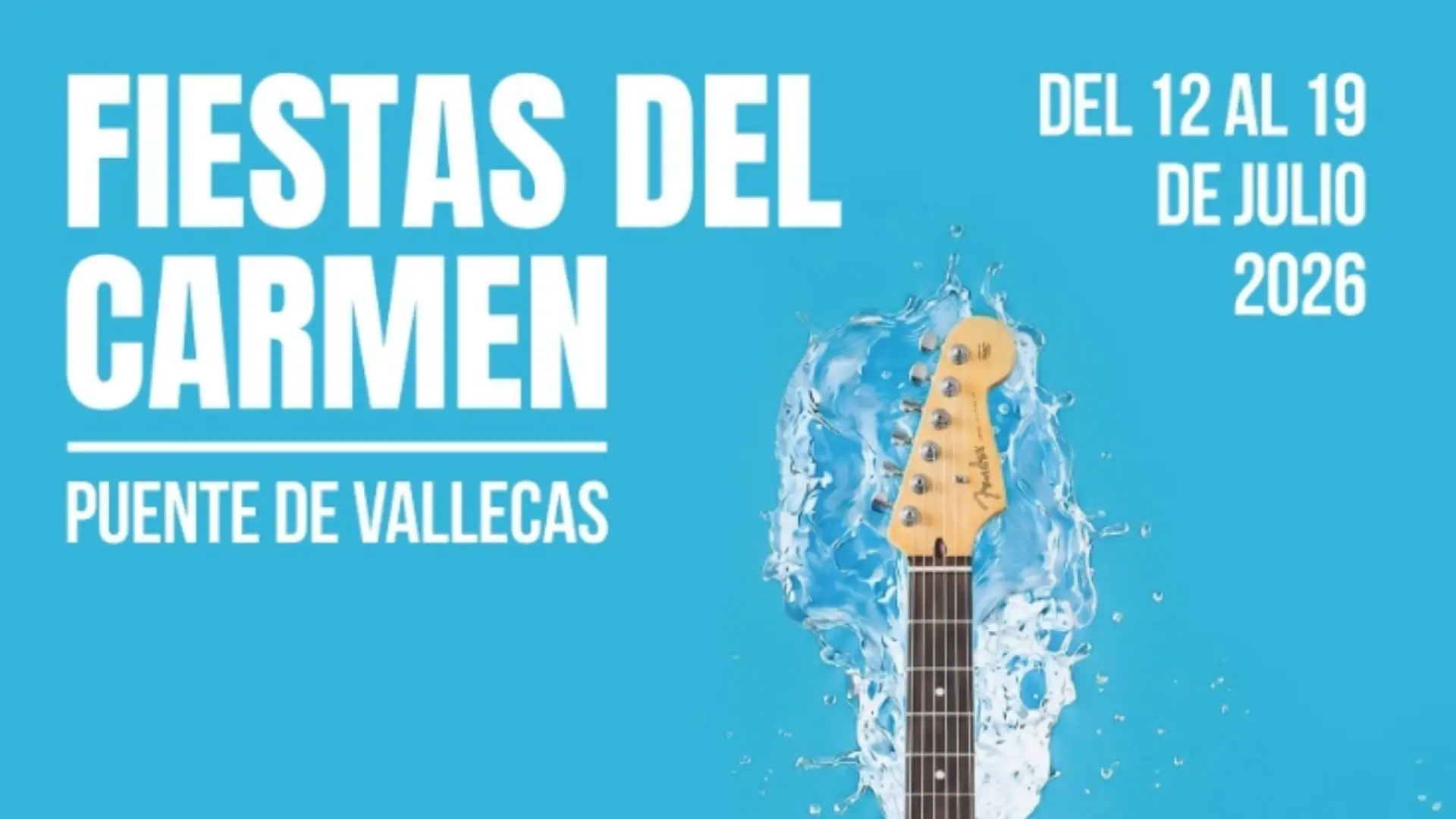Fiestas del Carmen de Puente de Vallecas 2026: programa, conciertos, Batalla Naval y actividades