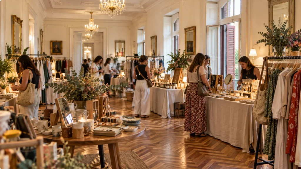 Imagen de Wream Market mercadillo de diseño por dentro