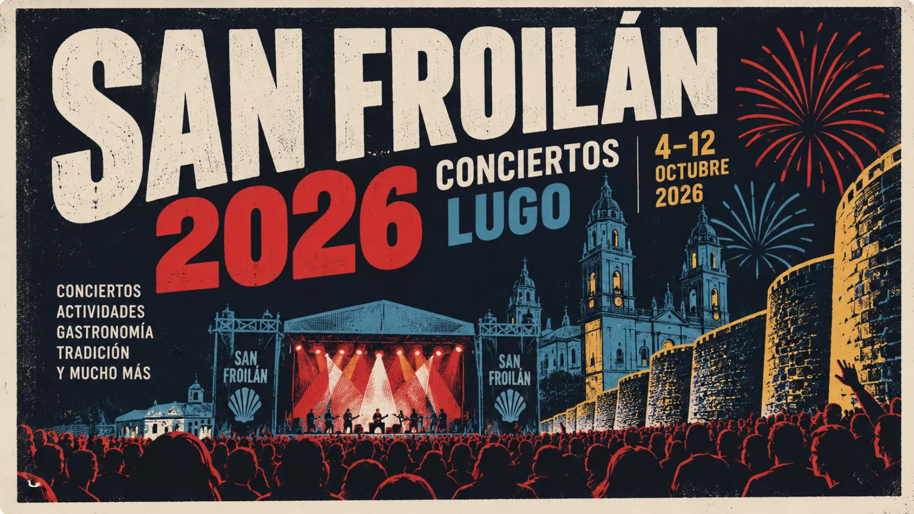 Ya se conocen todos los conciertos de San Froilán 2026 en Lugo: de Malú a Juan Magán, así queda el cartel gratuito día por día