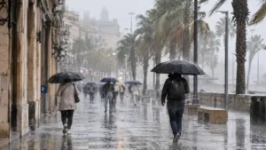 El tiempo del lunes 5 de octubre: avisos naranjas en Cáceres y Toledo y lluvias todavía activas en Cataluña y el Levante